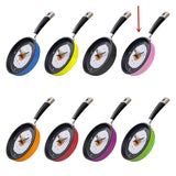 FryTime Spiegelei-Pfannen-Wanduhr | Stummuhr | Einfache Wanduhr | Kreatives Design für Küche & Zuhause