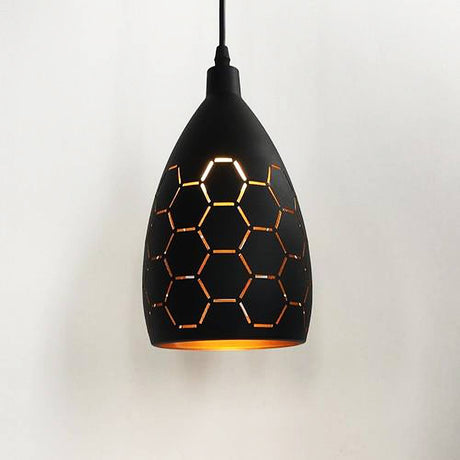 BriLux Designer Pendelleuchte aus gemustertem Metall | Stilvolle Beleuchtung | Verschiedene Muster