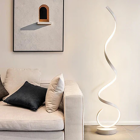 GlareNova Minimalistische LED Stehlampe | Zeitloses Design | Energieeffizient | Stilvolle Beleuchtung