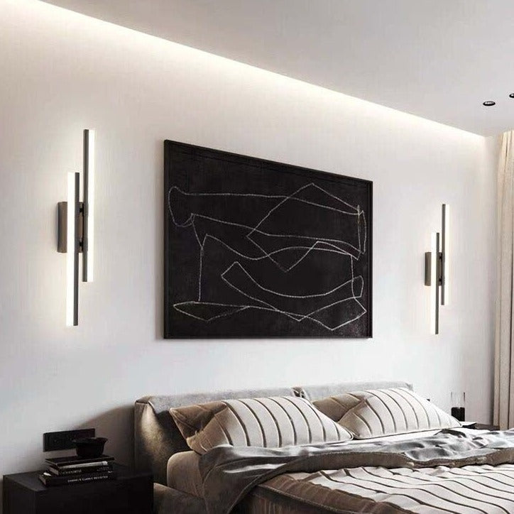 LumiStrip Moderne LED Wandlampe | Minimalistisches Design | Längliches Streifenlicht | Dimmbar & Energieeffizient