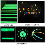 GlowPro Luminous Klebeband | Selbstklebend | Leuchtend im Dunkeln | Sicherheits- & Dekoband