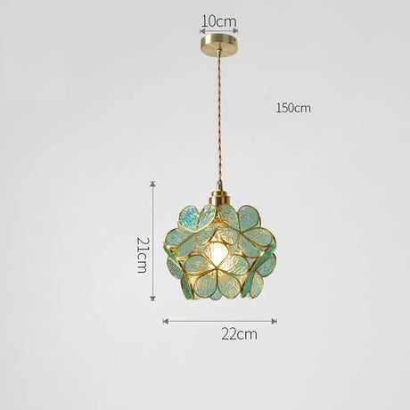 PetalGlow Glasblütenblatt-Pendelleuchte | Nordischer Stil | Elegantes Design für Ess- & Wohnzimmer