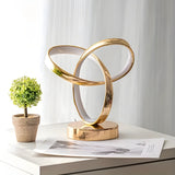 LuxeLoop Möbius-Ring LED Tischlampe | Luxus Leselampe | Modernes Design | Elegante Wohnraumbeleuchtung