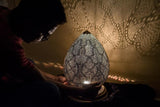 LumiMyst Marokkanische Tischlampe | Orientalische Laterne | Handgearbeitet | Stimmungsvolle Beleuchtung für Zuhause