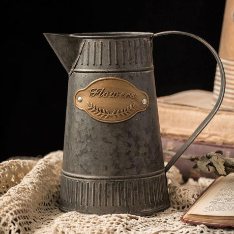 EmileRetro Vintage Blumenvase | Zeitloses Design | Handgefertigte Keramikvase | Elegantes Wohnaccessoire