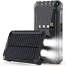 ChargePro Solar Powerbank | Kabelloses Ladegerät | 15W Schnellladefunktion | 6 Ausgänge | Integrierte Kabel | Tragbar & Wasserdicht