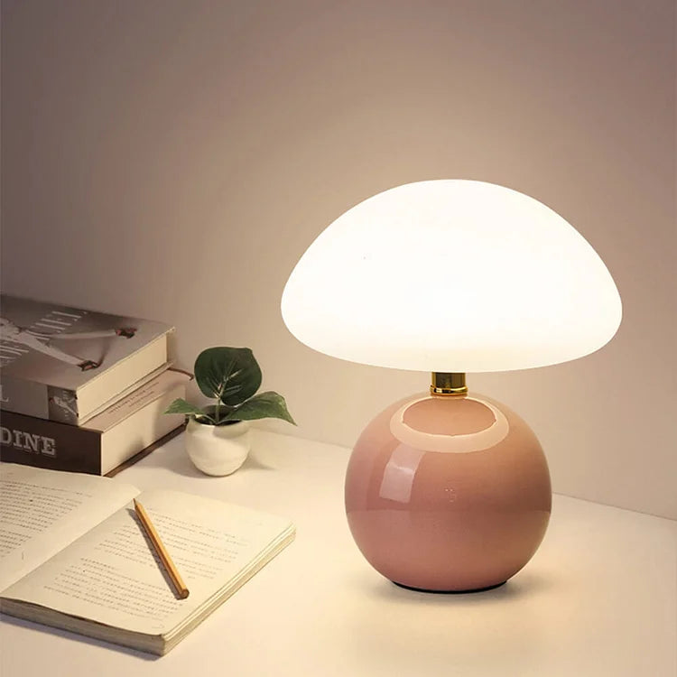 LumiFungi Elegante Pilz-Lampe | LED Tischlampe | Dekorative Beleuchtung | Perfekt für Wohnzimmer & Schlafzimmer