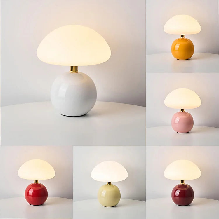 LumiFungi Elegante Pilz-Lampe | LED Tischlampe | Dekorative Beleuchtung | Perfekt für Wohnzimmer & Schlafzimmer