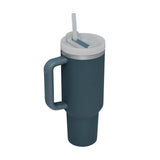 ThermoSip Isolierter Trinkbecher mit Strohhalm | Doppelwandig | Auslaufsicher | Perfekt für unterwegs