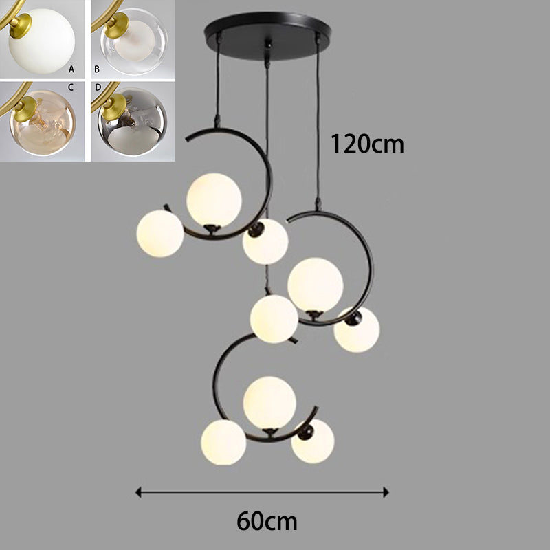 LumaElegance Moderne LED-Pendelleuchte | Heimdekoration | Energieeffizient | Stilvolle Beleuchtung für Wohnräume