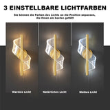 LumiPillar Luxuriöse Wandleuchte mit Glaskandelaber | Elegante Beleuchtung | Premium-Design