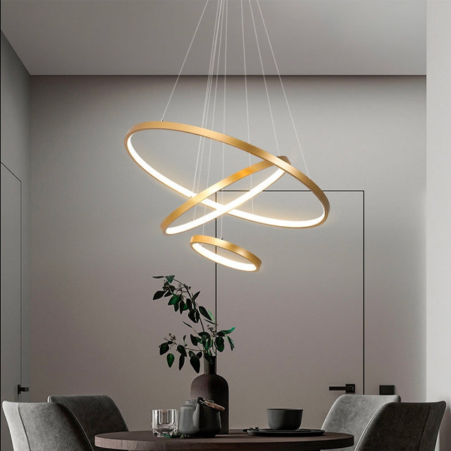 LumaSphere Moderne LED Deckenleuchte | Stilvolles Design | Dimmbar | Perfekt für Wohnzimmer & Esszimmer