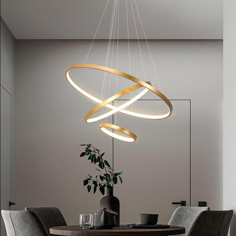 LumaSphere Moderne LED Deckenleuchte | Stilvolles Design | Dimmbar | Perfekt für Wohnzimmer & Esszimmer