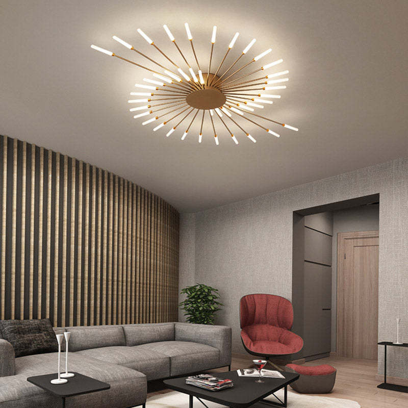 StarBurst Feuerwerk Deckenleuchte | Moderne LED Pendelleuchte | Stimmungsvolles Dekolicht für Zuhause