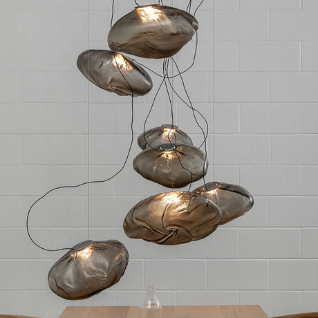 LumiBliss Minimalistische Geblasene Glasblasen-Pendelleuchte | Elegantes Design | Stimmungsvolle Beleuchtung