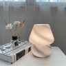 GlowFungi Glas-Pilzlampe | Nordic Design Tischlampe | Stimmungslicht für Zuhause