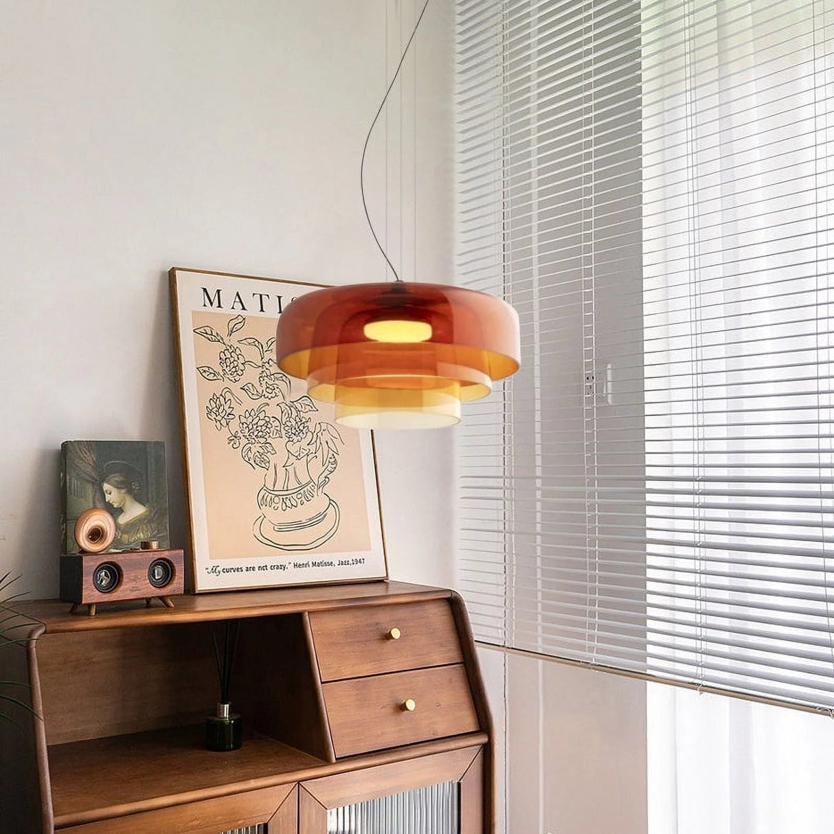 CrystalLume Glas-Deckenleuchte | Modernes Design | LED Beleuchtung | Stilvolle Innenbeleuchtung