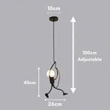 LoftSwing Hanging Man Wanddekoration | Lustige Deko | Entspannte Atmosphäre | Geschenkidee