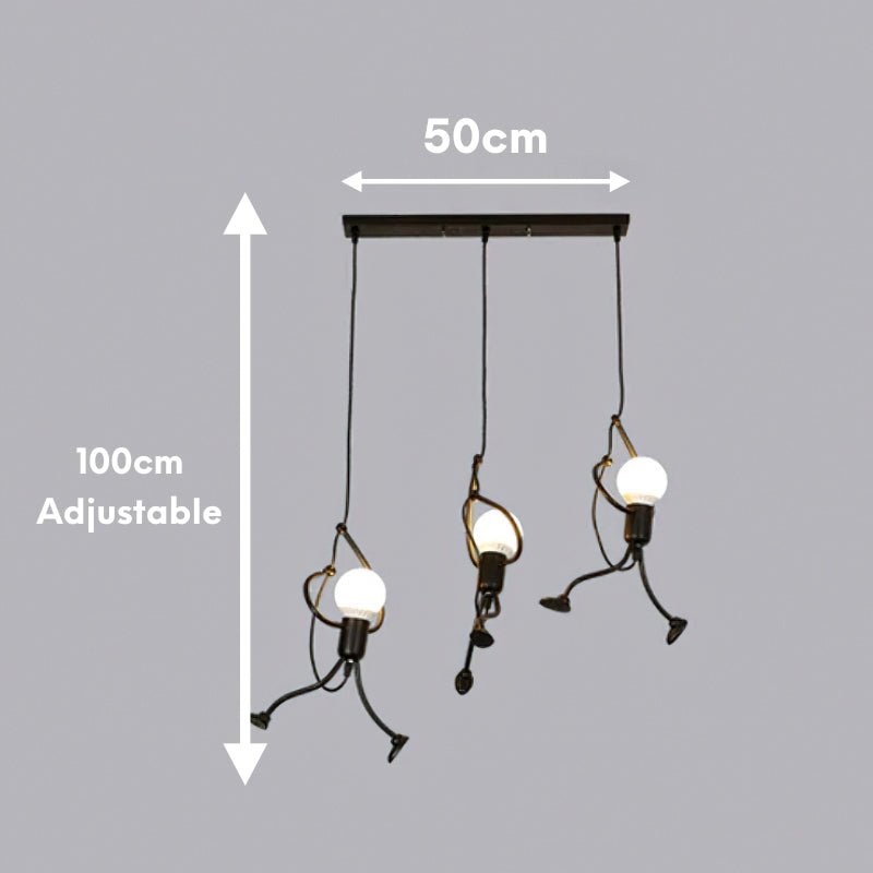 LoftSwing Hanging Man Wanddekoration | Lustige Deko | Entspannte Atmosphäre | Geschenkidee