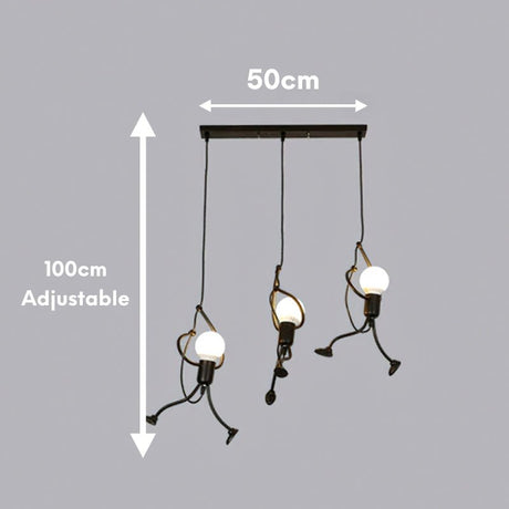 LoftSwing Hanging Man Wanddekoration | Lustige Deko | Entspannte Atmosphäre | Geschenkidee