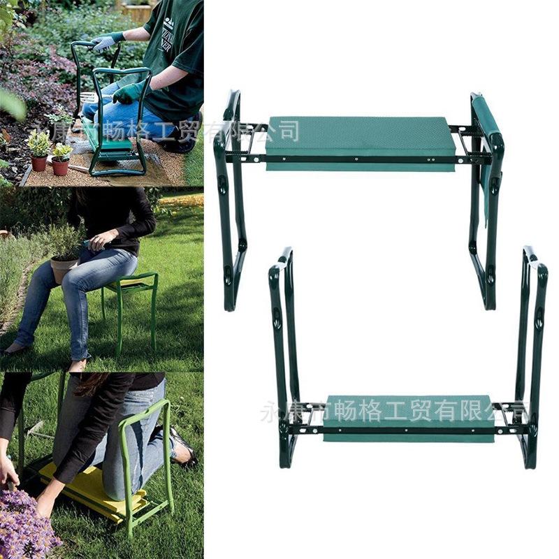 GardenEase Klappbare Ergonomische Gärtnerbank | Kniebank mit Sitzfunktion | Bequem & Platzsparend