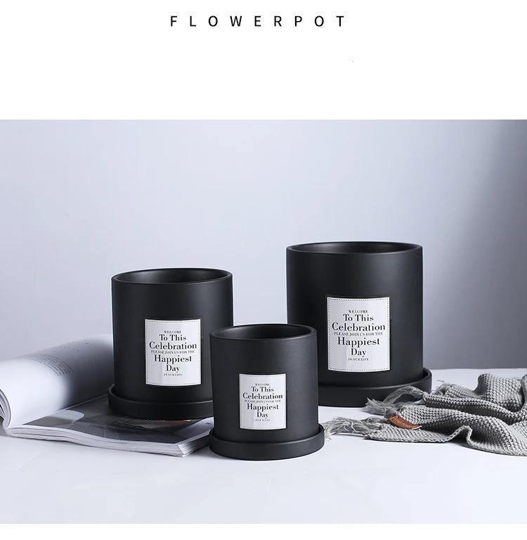 HudsonPlan Blumentopf Kollektion | Moderne Vasen & Pflanzgefäße | Minimalistisches Design | Dekorative Pflanzkübel