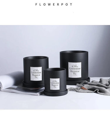 HudsonPlan Blumentopf Kollektion | Moderne Vasen & Pflanzgefäße | Minimalistisches Design | Dekorative Pflanzkübel