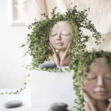 BlushBloom Deko-Blumentopf im Gesicht-Design | Modern & Einzigartig | Für Pflanzen & Deko-Liebhaber