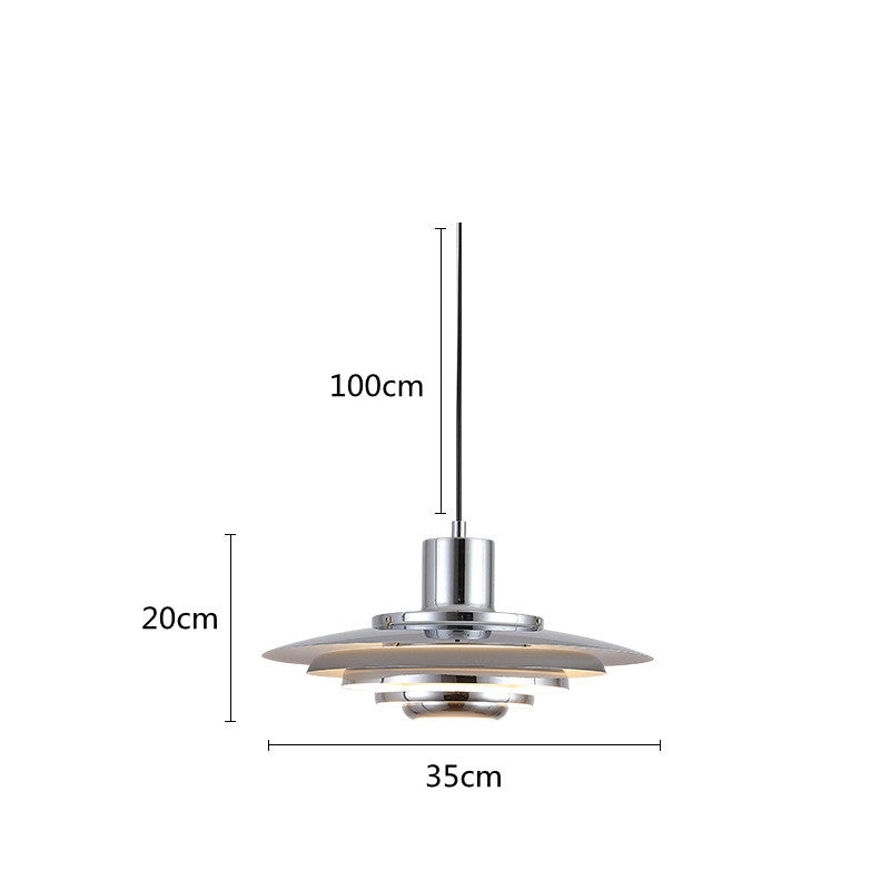 Nordura Aluminium Pendelleuchte | Moderne Hängelampe im nordischen Design | Verstellbare Höhenoptionen | Elegante Wohnbeleuchtung