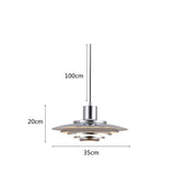 Nordura Aluminium Pendelleuchte | Moderne Hängelampe im nordischen Design | Verstellbare Höhenoptionen | Elegante Wohnbeleuchtung