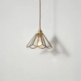Brassoria Messing Glas Pendelleuchte | Elegantes Design | Dimmbar | Hochwertige Beleuchtung für Esszimmer & Wohnzimmer