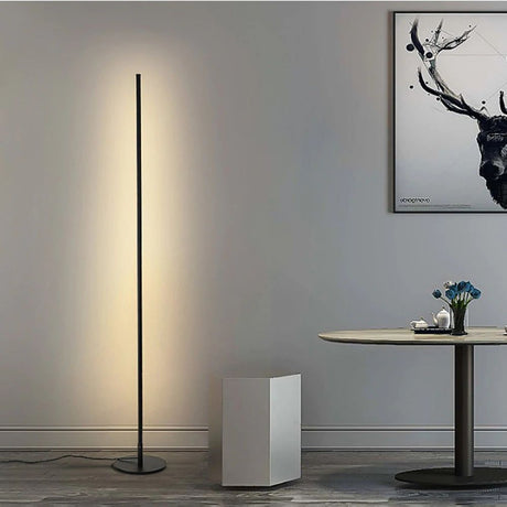 LumiArc Moderne LED Stehleuchte | Dimmbare Bodenlampe | Minimalistisches Design | Stimmungslicht für Wohnzimmer & Büro