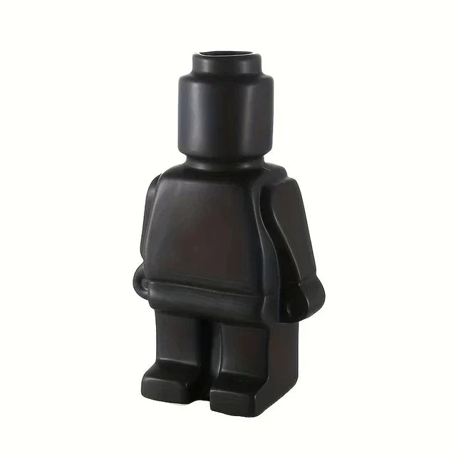 BrikVase Keramik-Vase im Lego-Stil | Kreative Deko | Stilvolle Wohnaccessoires