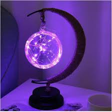 LunarGlow Magische Mondlampe | LED Stimmungslicht | 3D-Druck Design | Dekorative Beleuchtung für Zuhause