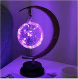 LunarGlow Magische Mondlampe | LED Stimmungslicht | 3D-Druck Design | Dekorative Beleuchtung für Zuhause