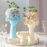 FloraCrown Blumenkranz Vase | Handgefertigte Blumendeko | Elegante Wohnakzente | Verschiedene Größen