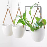 HangingCharm Keramik-Hängepflanzgefäße in Taschenform | Stilvolle Pflanzenhalter | Dekoration für Zuhause & Garten