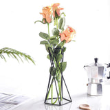 GeoTwist Metall Air Pflanzenhalter | Modernes Design | Geometrische Deko