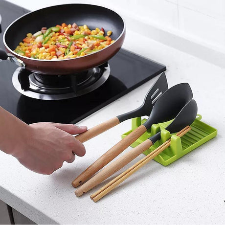 KitchenMate Anti-Rutsch Hitzebeständiger Küchenutensilienhalter | Praktischer Organizer für die Küche