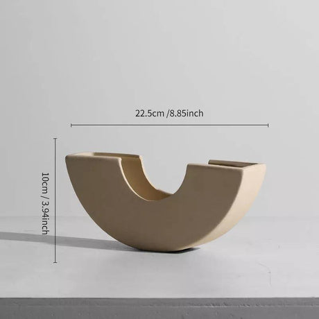 NordForma Hygge Keramikvase | Modernes Design | Zeitlose Dekoration für Zuhause