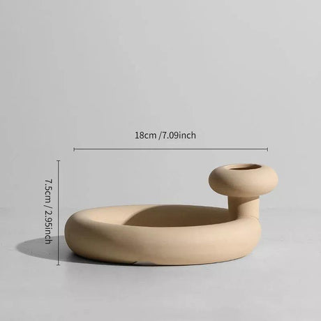 NordForma Hygge Keramikvase | Modernes Design | Zeitlose Dekoration für Zuhause