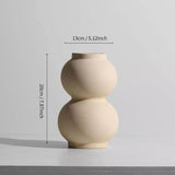 NordForma Hygge Keramikvase | Modernes Design | Zeitlose Dekoration für Zuhause