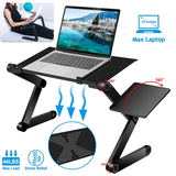 Elevate360 Ergonomischer Laptopständer | Höhenverstellbar & 360° drehbar | Flexibler Notebookhalter für Zuhause & Büro