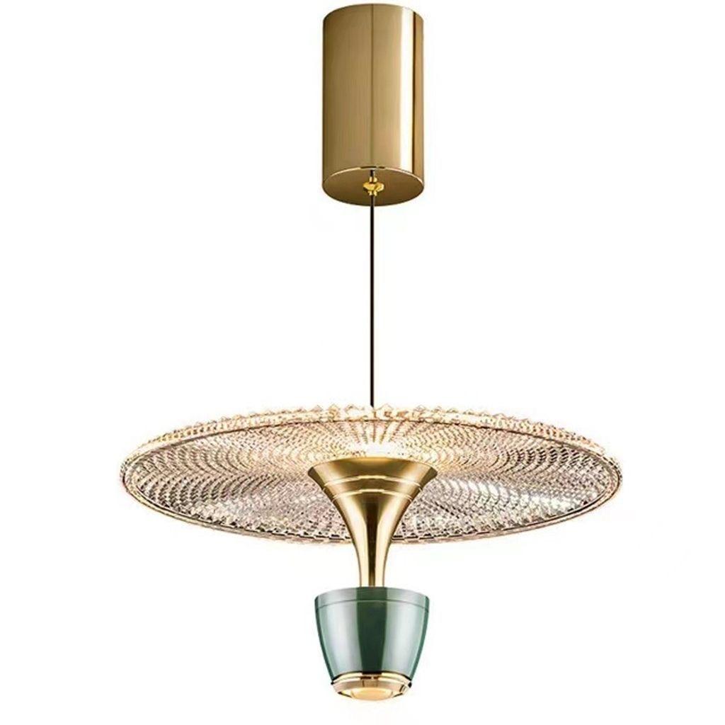 LunaDisk Moderne LED Pendelleuchte | Elegantes Scheibendesign | Dimmbar & Energieeffizient