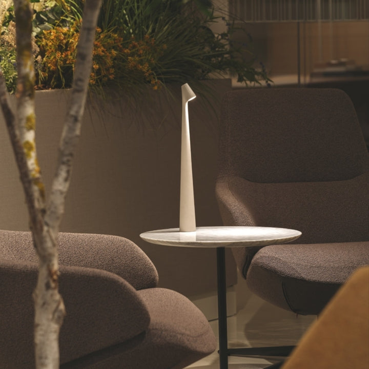 LumiSculpt Moderne LED Tischlampe | Skulpturales Design | Dimmbares Stimmungslicht | Perfekt für Zuhause & Büro