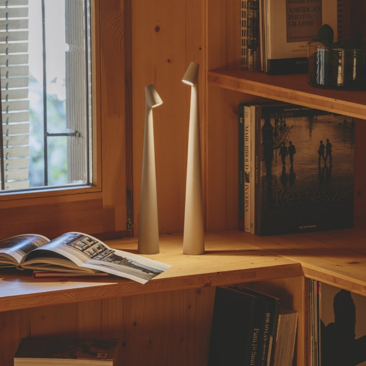 LumiSculpt Moderne LED Tischlampe | Skulpturales Design | Dimmbares Stimmungslicht | Perfekt für Zuhause & Büro