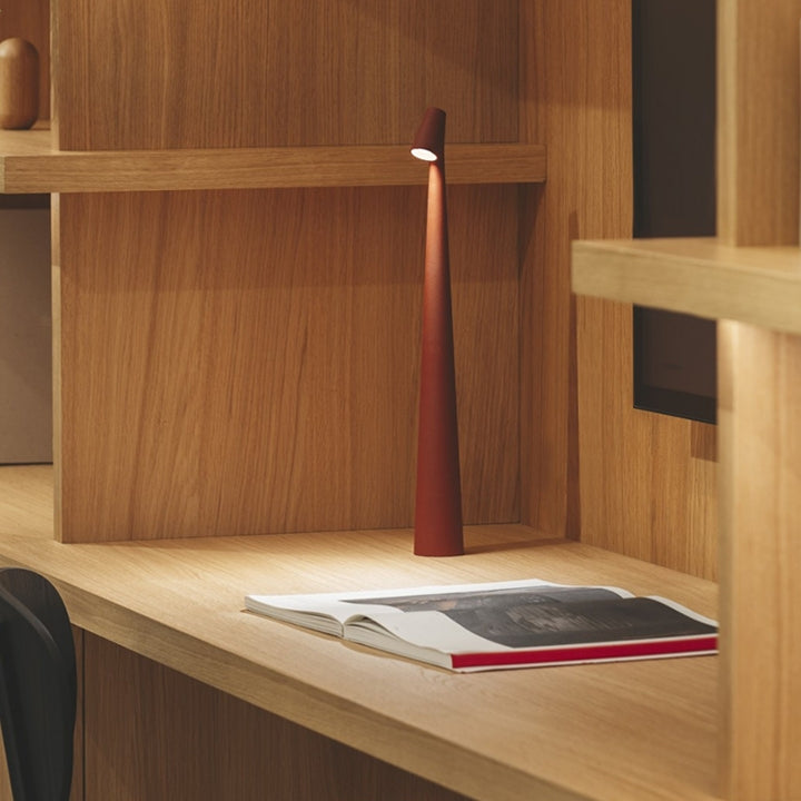 LumiSculpt Moderne LED Tischlampe | Skulpturales Design | Dimmbares Stimmungslicht | Perfekt für Zuhause & Büro