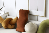 Velvona Retro Design Kissen | Weicher Samtbezug | Dekokissen für Wohnzimmer & Schlafzimmer | In Verschiedenen Formen