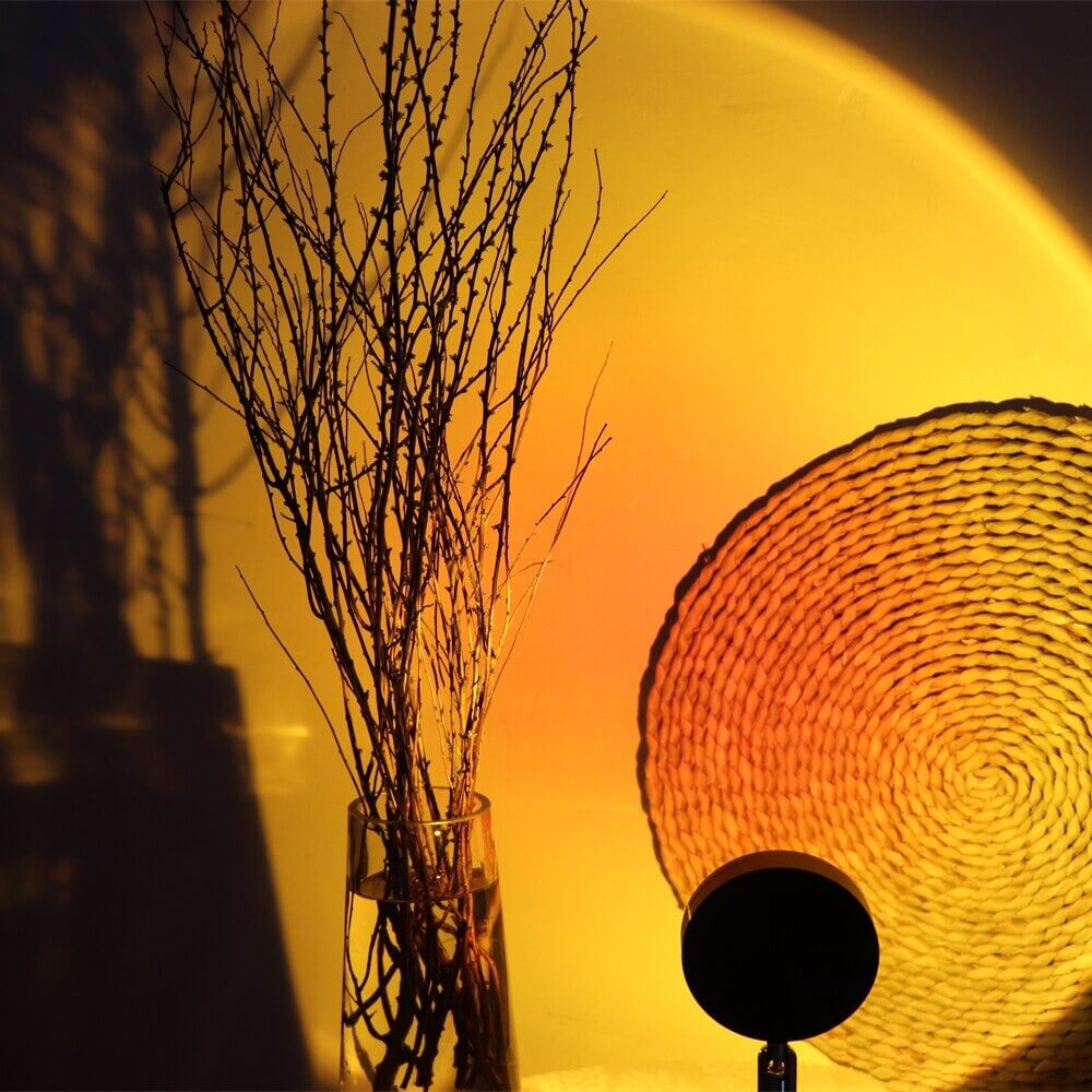 GlowScape Golden Hour LED Lampe | Stimmungslicht | Deko für Zuhause | Sonnenuntergangseffekt