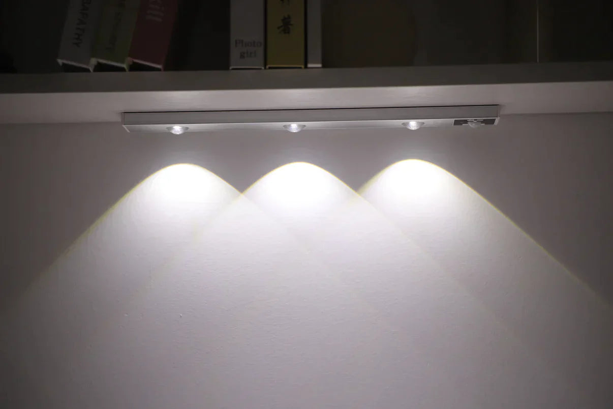 LumiShine Sensor Nachtlicht | Bewegungsmelder | Energiesparend | Kabelloses Design | 1+1 Aktion